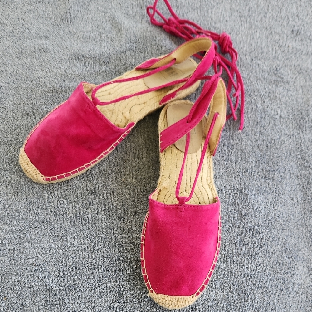 Gap Pink Espadrille Sandals. Size 10.